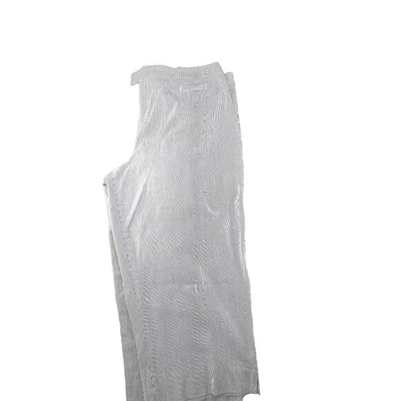 Coldwater Creek Womens Striped Cropped Pants Size 16 Blue & White JJ3907 - Picture 7 of 11